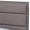 Baxton Studio Ansa Grey Upholstered Twin Size Bed 159-9762 - alternate 2